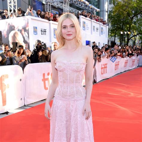 elle fanning lingerie|Elle Fanning Has a Fairytale Fashion Moment at .